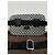 Céline Monogramm Gürteltasche Leder und Canvas Schwarz Grau - Ansicht 3