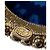 Spilla Chanel La Pausa in resina blu e oro Gold hardware - vista 11