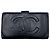 Trendy CC Cartera de piel de cordero Chanel CC Negro