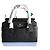 Borsa a mano Coach Darcy Carryall in pelle nera Nero