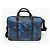 NEW MONTBLANC BAG DOCUMENT HOLDER IN BLUE CAMOUFLAGE LEATHER BRIEFCASE - view 2