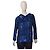 Parosh P.A.R.O.S.H. Blusa blu con paillettes e cappuccio