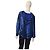 Parosh P.A.R.O.S.H. Blusa blu con paillettes e cappuccio - vista 2