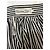 Completo Gonna e Camicia Christian Dior in Seta a Righe Nero Bianco - vista 10