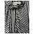 Completo Gonna e Camicia Christian Dior in Seta a Righe Nero Bianco - vista 16