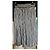 Completo Gonna e Camicia Christian Dior in Seta a Righe Nero Bianco - vista 8