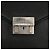 Borsa da lavoro in pelle nera e argento Burberry Auth ep5521 Nero - vista 10