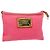 LOUIS VUITTON Antigua Pochette Plat PM Pouch Rosa M40068 LV Auth hk1603 Marrone