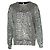 Isabel Marant, glitzerndes Langarmoberteil Silber