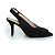 Lola Cruz, décolleté in suede nero - vista 4