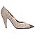 SAINT LAURENT - Saint Laurent Pumps aus braunem, monogrammiertem Canvas (Größe 40) - Ansicht 2
