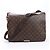 Borsa a tracolla Abbesses in tela Monogram Louis Vuitton M45257 Marrone