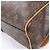 Borsa a tracolla Abbesses in tela Monogram Louis Vuitton M45257 Marrone - vista 12