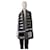 Bufanda larga de punto doble cara Msgm Negro Blanco Multicolor  - vista 3