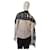 Bufanda larga de punto doble cara Msgm Negro Blanco Multicolor  - vista 4