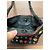 Autre Marque Marion Godart Mini Borsa a Spalla in Tessuto Ricamato Nero Rosso Multicolore Giallo - vista 5