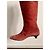 Botas Philippe Model de piel de ciervo rojo naranja Roja - vista 3