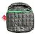 Autre Marque Dorotennis Quilted Backpack Black and Green