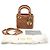 Bolsa de ombro Lady Dior Micro rosa - vista 9