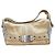 Borsa Fay beige e gialla in pelle e cotone Giallo