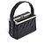 Chanel 1997 Borsa Classica Nera in Pelle Verniciata Trapuntata Nero - vista 2