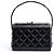 Chanel 1997 Borsa Classica Nera in Pelle Verniciata Trapuntata Nero - vista 4