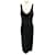 Autre Marque Et Ochs Black Valerie Corset Midi Dress Viscose  ref.1638868