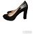 Décolleté Prada con plateau in vernice nera Nero - vista 2