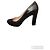 Décolleté Prada con plateau in vernice nera Nero - vista 3