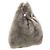 Simonetta Ravizza Tracolla Candy Mink Fur Grey Pink Shoulder Strap Tote Bag - view 3