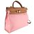 Hermès Herbag 31 Rosa Confetti Kalbsleder / Canvas Braun Pink - Ansicht 2