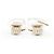 Jacquemus Le Sandali Bianchi Minimalisti con Tacco Decorativo a Palla Eu38 - vista 6