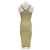 Jonathan Simkhai Kleider T.International XS Synthetik Golden - Ansicht 2