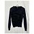 Suéter de lã preto com gola redonda impressa MCQ de Alexander McQueen - vista 16