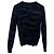 Suéter de lã preto com gola redonda impressa MCQ de Alexander McQueen - vista 8