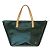 Bellevue Louis Vuitton Monogram Vernis Tote Bag Blue Green - view 3