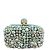 Alexander McQueen: clutch a forma di teschio decorata con perle Beige