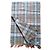 Autre Marque Sciarpa in lana d'agnello tartan verde Nero Bianco Rosso Multicolore Cachi