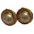 Orecchini Chanel oro e acciaio Gold hardware  - vista 1
