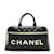 Borsa da bowling Matelassé Chanel Nero Bianco