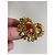 Autre Marque Barol Paris BO Fancy Clip Earrings Citrine and Green Golden Orange - view 3