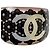 Chanel Spitzenblumenarmband, selten! Schwarz Pink Weiß - Ansicht 6