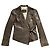 Oakwood Lederjacke Braun Schokolade