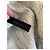 Falda de sastre Donna Karan Shantung Pinstripe Aluminio Blanco Gris - vista 10