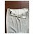 Falda de sastre Donna Karan Shantung Pinstripe Aluminio Blanco Gris - vista 6