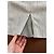 Falda de sastre Donna Karan Shantung Pinstripe Aluminio Blanco Gris - vista 7