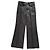 Pantalones anchos de popelín de algodón negro Ralph Lauren