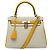 Hermès Borsa HERMES Kelly 25 in Pelle Bianca - 102135 Bianco