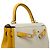 Hermès Borsa HERMES Kelly 25 in Pelle Bianca - 102135 Bianco - vista 7
