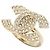 Chanel CC Ring TDD55 Großer Fancy Diamond CC Ring US 7.125 Pristine Golden - Ansicht 2